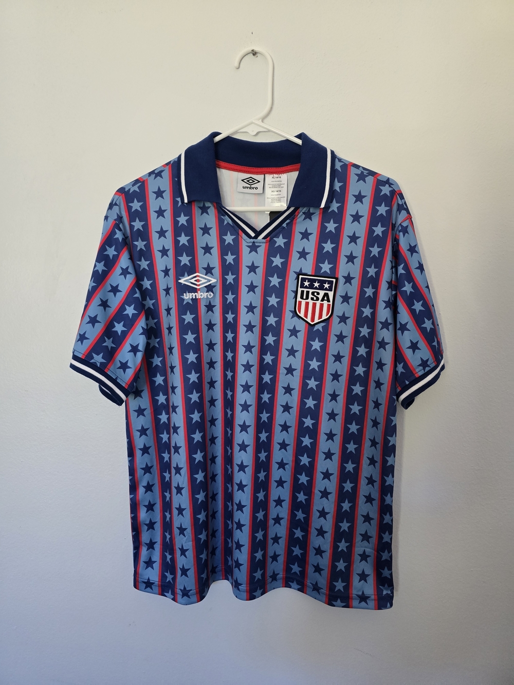 NWT USA Soccer Team Umbro Jersey Youth Size XL 14/16 Limited Release 2026 Unisex